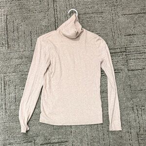 Faded Glory Beige Turtleneck Long Sleeve Shirt